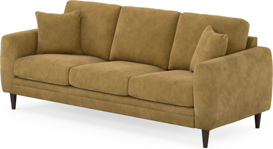 Eden - 3-sits soffa - Gul
