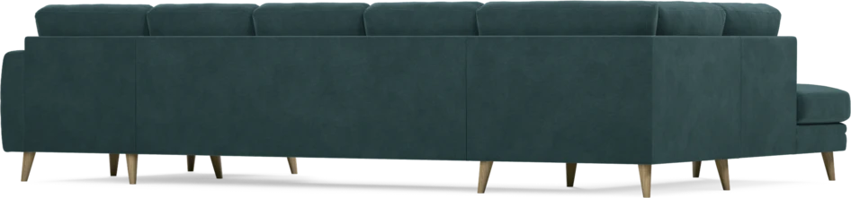 Eden - 3-sits soffa med divan vänster och schäslong höger - Blå