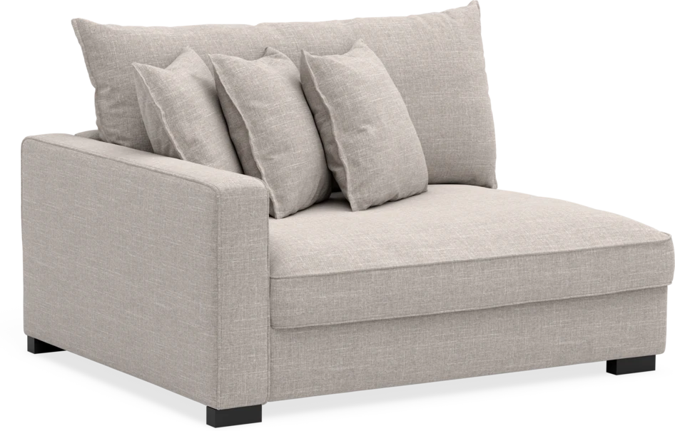 Rossi - 2-sits med armstöd vänster - Beige