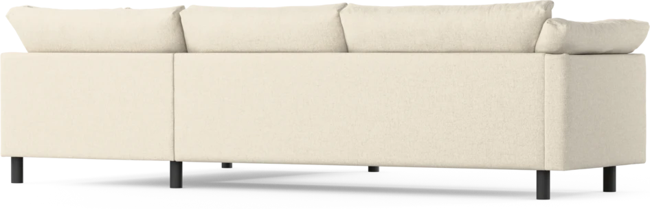 Cherrie - 3-sits soffa med divan höger, fast klädsel - Beige