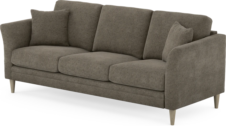 Eden - 3-sits soffa - Brun