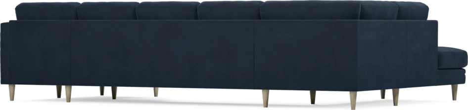 Eden - 3-sits soffa med divan vänster och schäslong höger - Blå