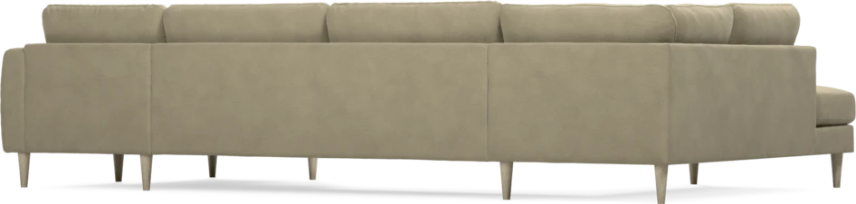 Bridge - 3-sits soffa med divan vänster och schäslong höger - Beige