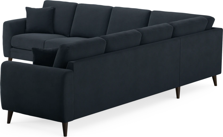 Eden - Hörnsoffa, 3+3-sits - Blå