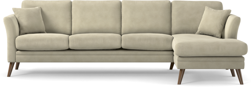 Eden - 3-sits soffa med schäslong - Beige