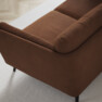 Madison Lux - 2-sits soffa med schäslong vänster - Brun