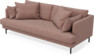 Harper - 3-sits soffa, hel dyna - Rosa