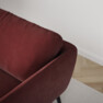 Madison Lux - 2-sits soffa med schäslong vänster - Rosa