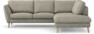 Madison Lux - 2-sits soffa med divan höger - Vit