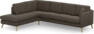 Eden - 3-sits soffa med divan - Gul