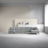 County - 4-sits soffa med schäslong vänster och divan höger - Grå