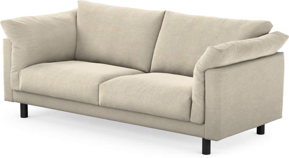 Cherrie - 2,5-sits soffa, fast klädsel - Beige
