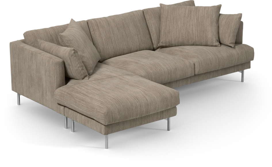 Harper - 4-sits med schäslong vänster - Beige
