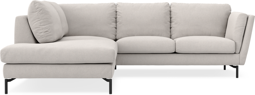Madison - 2-sits soffa med divan vänster - Grå
