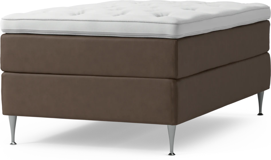 Delux Exclusive - Kontinentalsäng, enkelsäng 120 cm med bäddmadrass och sängben