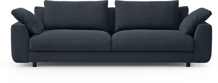 Amie - 4-sits soffa - Blå