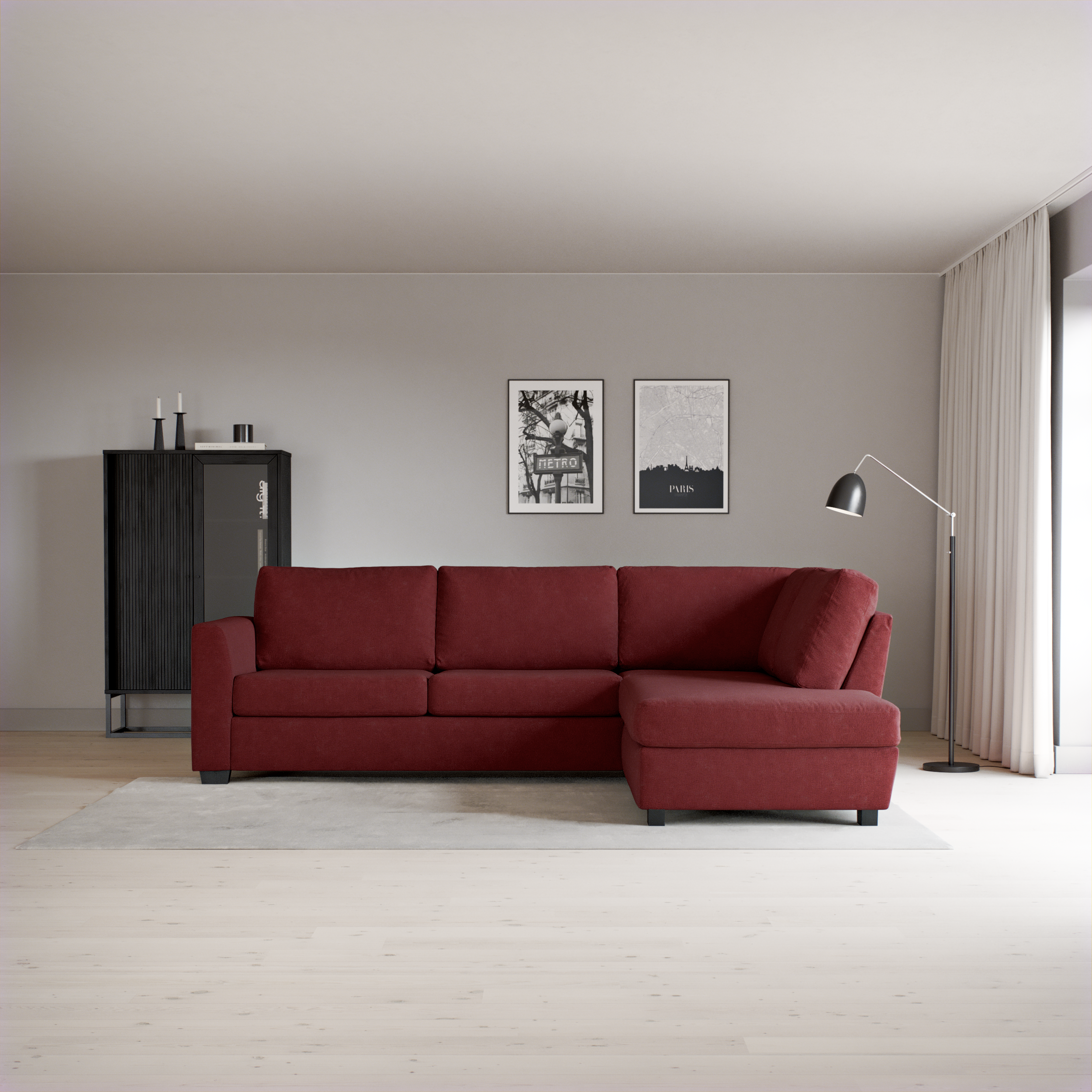 Friday - 2,5-sits soffa med divan höger - inspiration