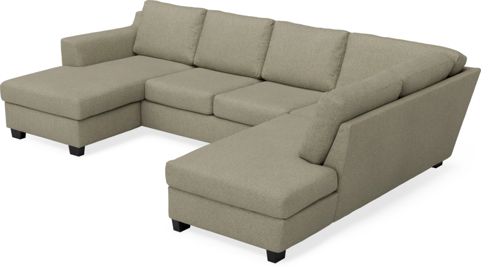 Friday - 3-sits soffa med schäslong vänster och divan höger - Beige