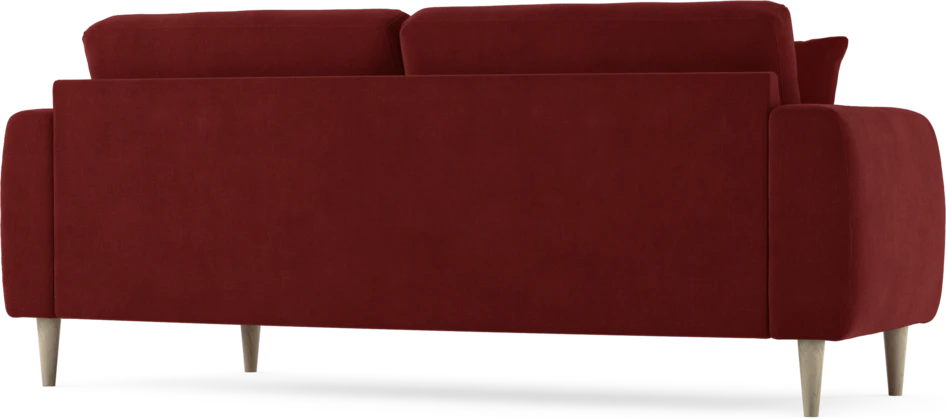 Eden - 2,5-sits soffa svängd - Röd