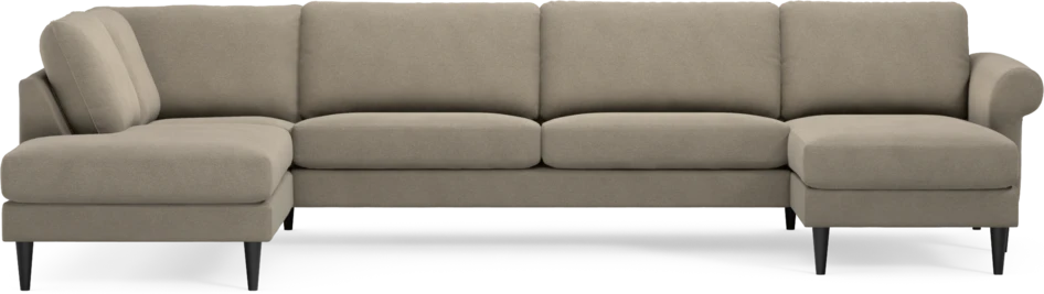 Bridge - 3-sits soffa med divan vänster och schäslong höger - Beige