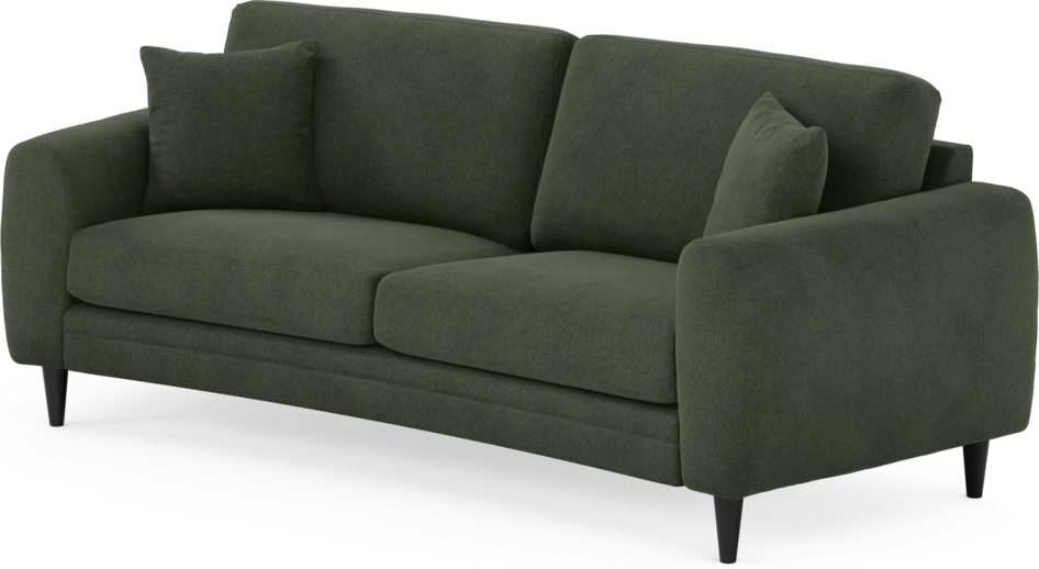 Eden - 2,5-sits soffa svängd - Grön