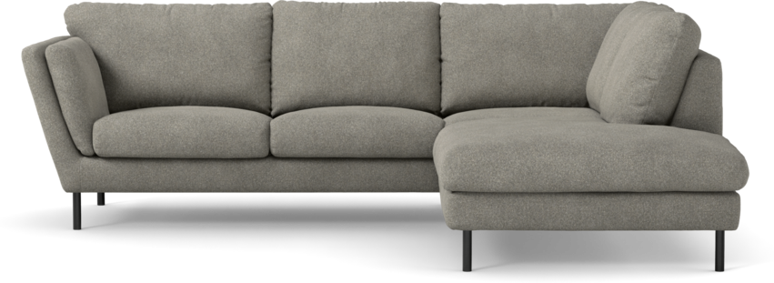 Madison Lux - 2-sits soffa med divan höger - Vit