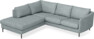 Madison - 2-sits soffa med divan vänster - Grå