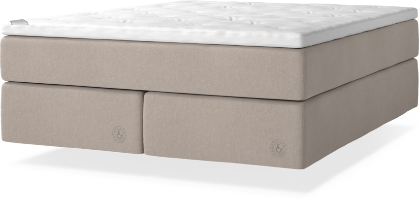 Cape Farewell Exclusive - Kontinentalsäng, dubbelsäng med svävande utseende - Beige