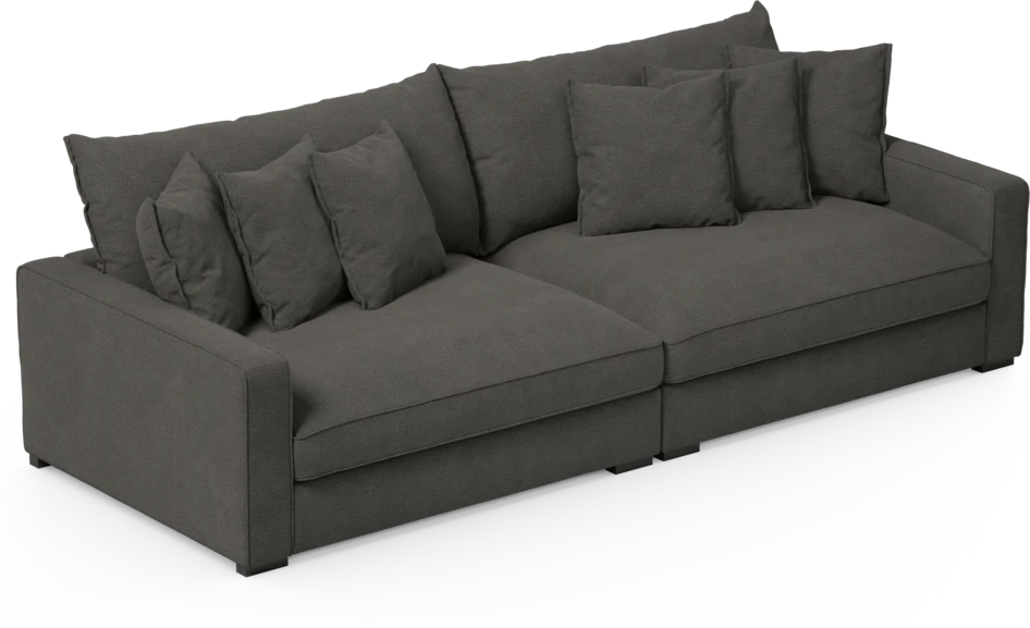 Rossi - 4-sits soffa - Brun