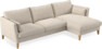 Winston - 3-sits soffa med schäslong, vändbar - Beige