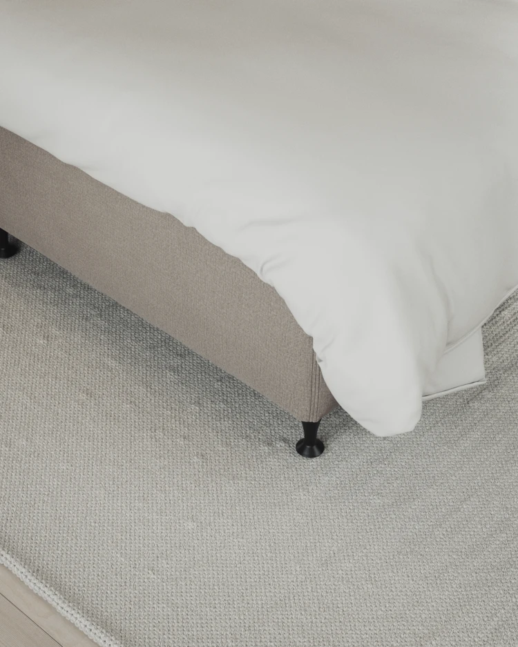 Delux Sense - Kontinentalsäng, enkelsäng 120 cm med bäddmadrass och sängben - inspiration
