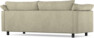 Cherrie - 2,5-sits soffa, fast klädsel - Beige