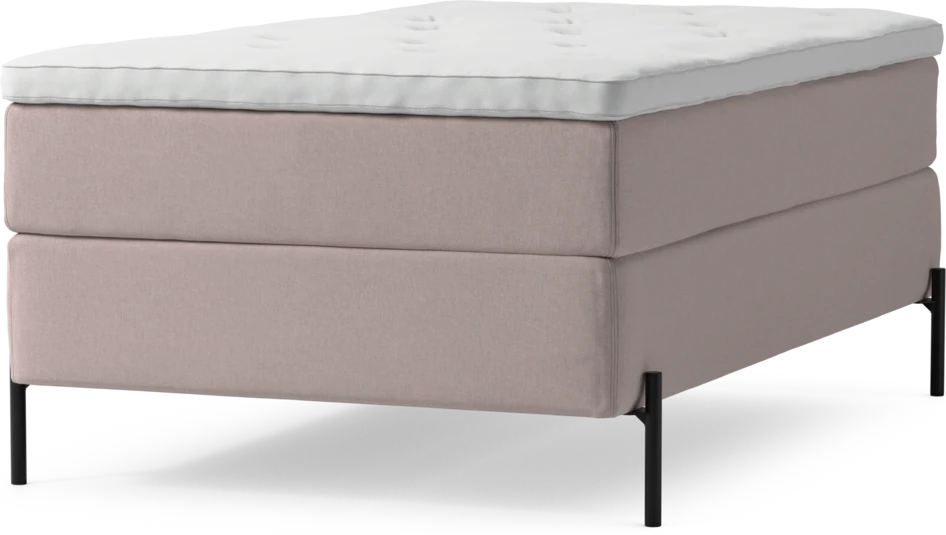 Delux Exclusive - Kontinentalsäng, enkelsäng 120 cm med bäddmadrass och sängben