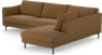 Madison Lux - 3-sits soffa med divan höger - Brun