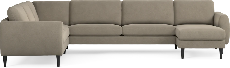 Bridge - Hörnsoffa, 2+3-sits med schäslong höger - Beige