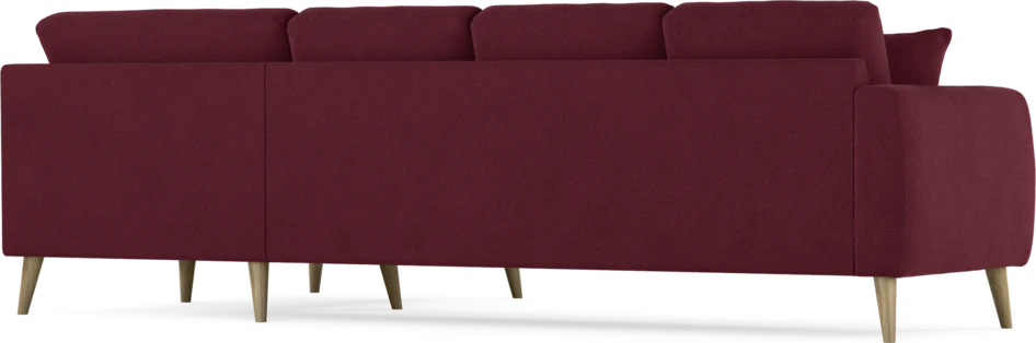 Eden - Hörnsoffa, 3+1-sits - Röd