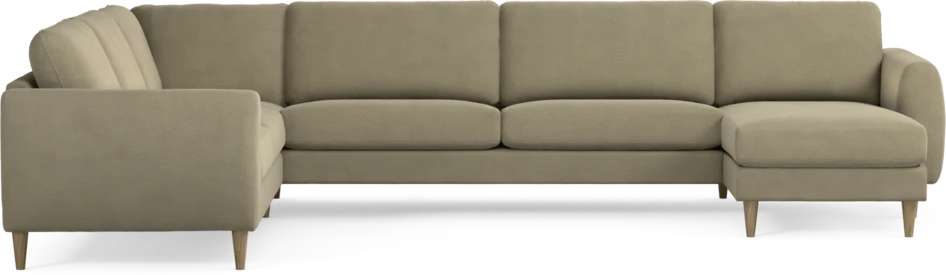 Bridge - Hörnsoffa, 2+3-sits med schäslong höger - Beige