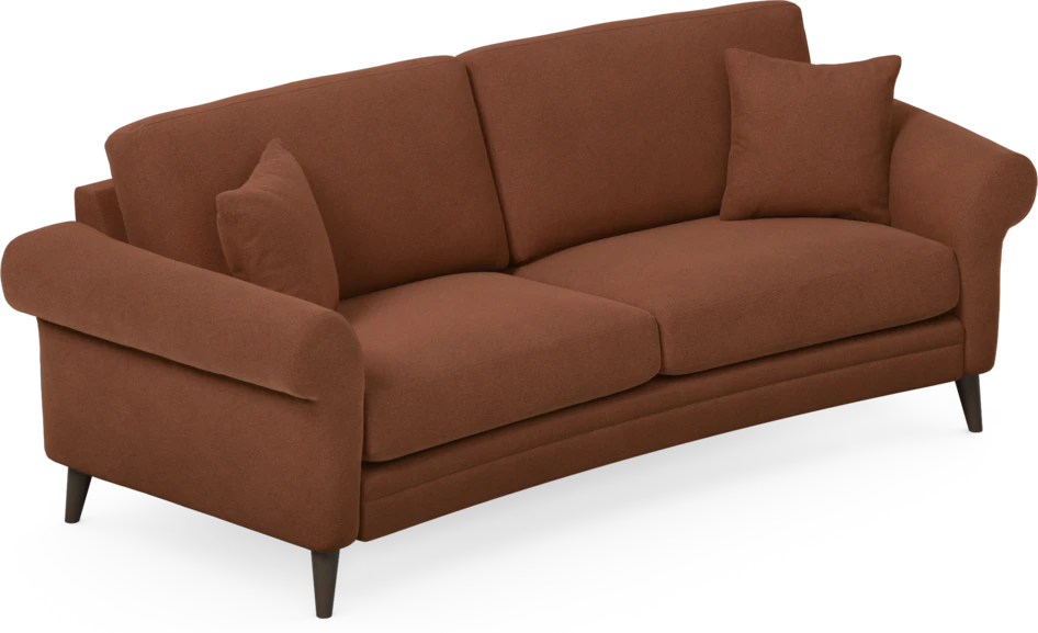 Eden - 2,5-sits soffa svängd - Orange