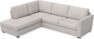 Friday - 2,5-sits soffa med divan vänster - Grå