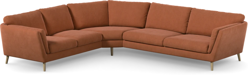 Madison Lux - Hörnsoffa 2+3-sits, hörn 2 - Orange