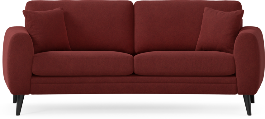 Eden - 2,5-sits soffa svängd - Röd