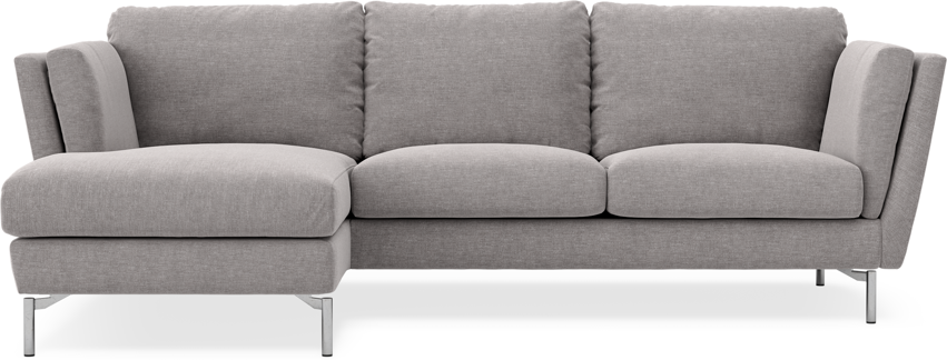 Madison Lux - 2-sits soffa med schäslong vänster - Grå