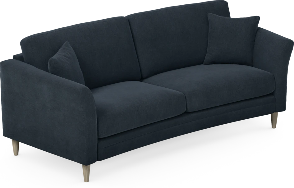 Eden - 2,5-sits soffa svängd - Blå