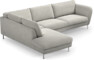 Madison - 3-sits soffa med divan vänster - Grå