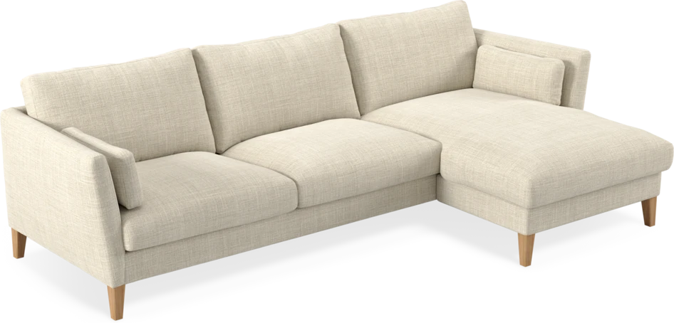 Winston - 3-sits soffa med schäslong, vändbar - Beige