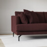 Harper - 4-sits med schäslong XL höger - Röd