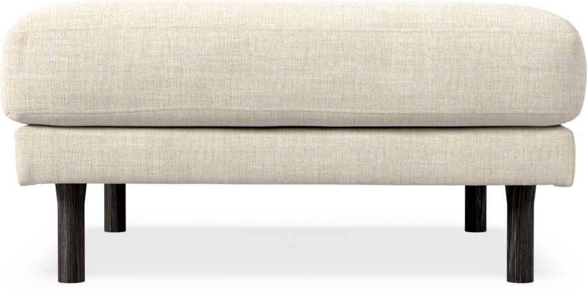 Willow - Fotpall, fast klädsel - Beige