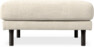 Willow - Fotpall, fast klädsel - Beige