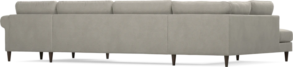 Bridge - 3-sits soffa med divan vänster och schäslong höger - Grå