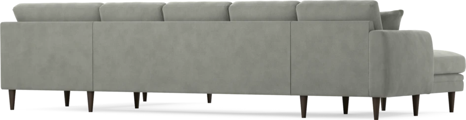 Eden - 3-sits soffa med schäslong vänster och divan höger - Grå